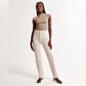 Abercrombie Ultra High Rise 90s Straight